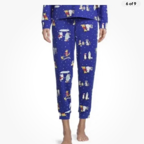 Secret Treasures Women’s LS Pajama Set Blue Animal Print Size Small (4-6) NEW - Picture 6 of 10